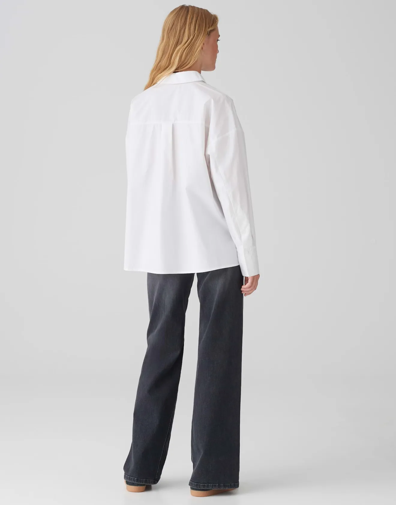Outlet Basicbluse FAJOMI Loose aus natürlicher Baumwolle Blusen
