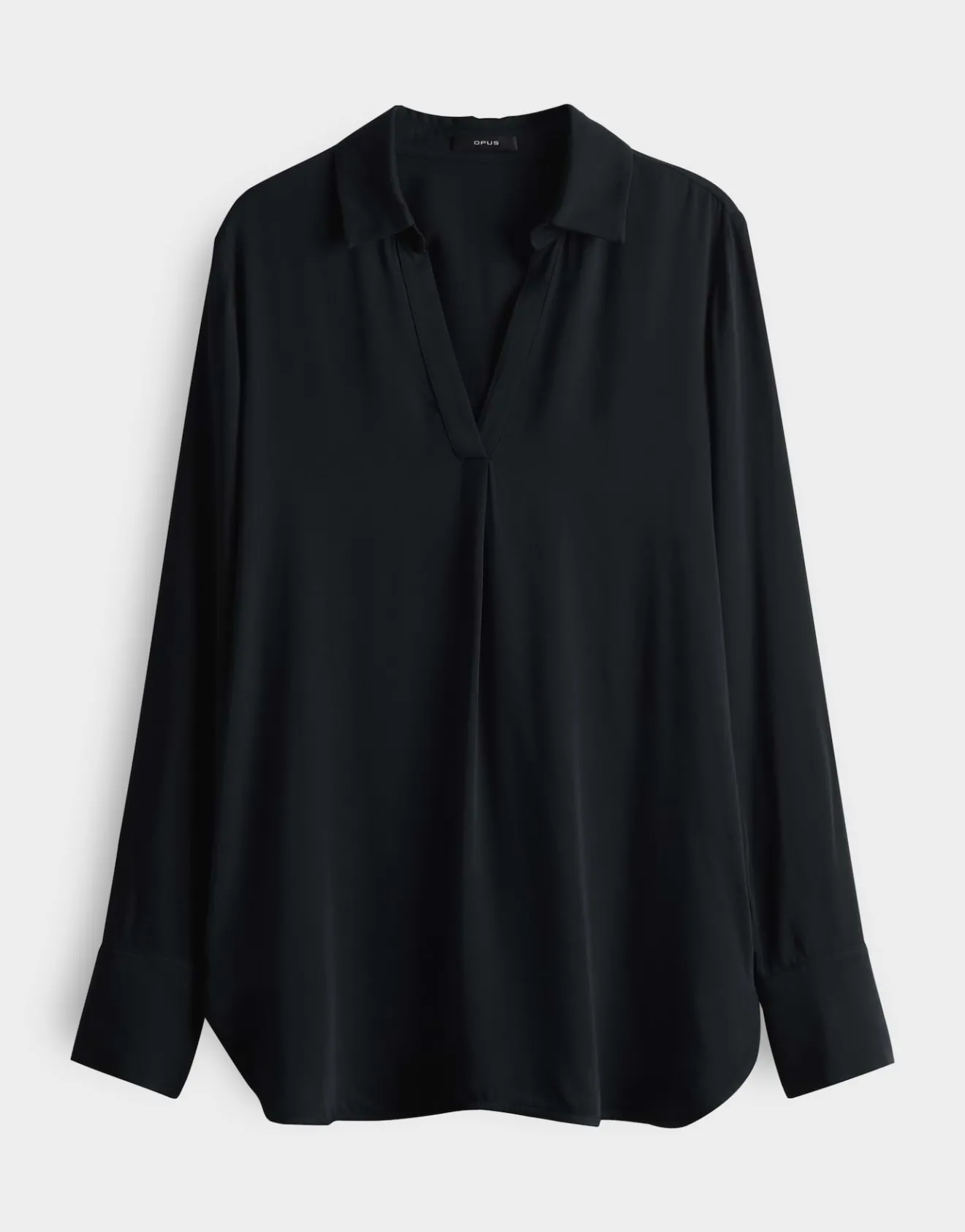 Outlet Basicbluse FANGI Regular aus fließender Viskose Blusen