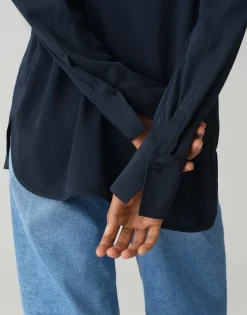 Hot Basicbluse FANGI Regular aus fließender Viskose Blusen