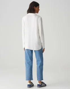Online Basicbluse FANGI Regular aus fließender Viskose Blusen