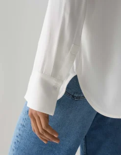 Online Basicbluse FANGI Regular aus fließender Viskose Blusen
