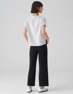 Outlet Basicshirt SONZI Regular aus nachhaltiger Baumwolle Basics|Shirts