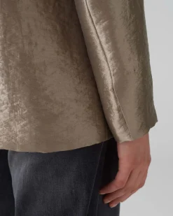 Cheap Blazer JELUNA Regular aus glänzendem Viskose Mix Blazer & Westen