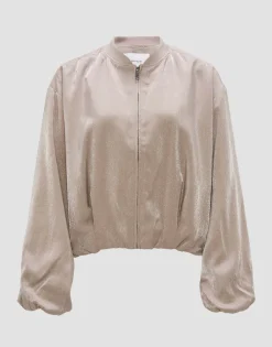 Discount Blouson JALETTA Regular aus schimmerndem Viskose Mix Blazer & Westen