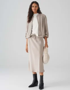 Discount Blouson JALETTA Regular aus schimmerndem Viskose Mix Blazer & Westen