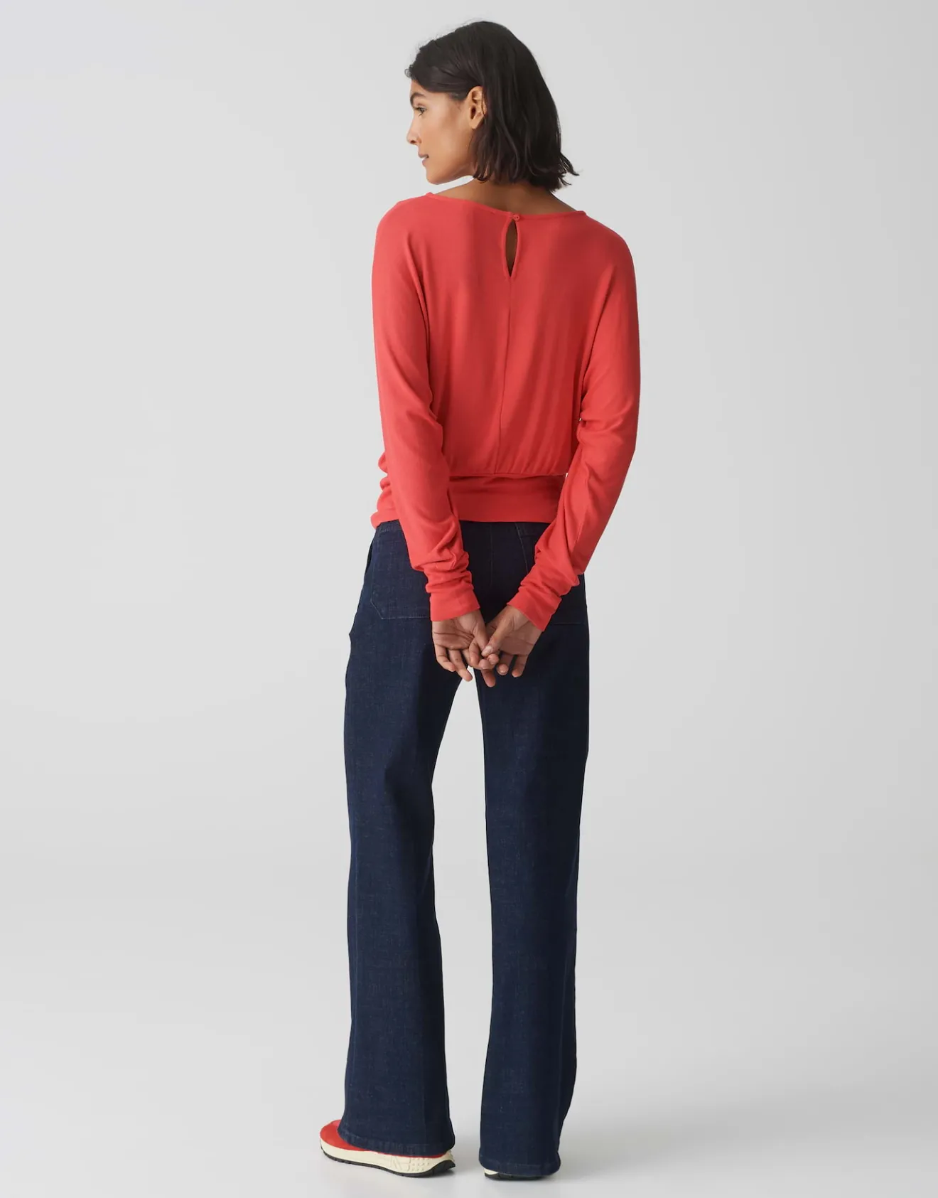 Clearance Boxy Shirt SONNU Loose aus ECOVERO™ Viskose Mix Shirts