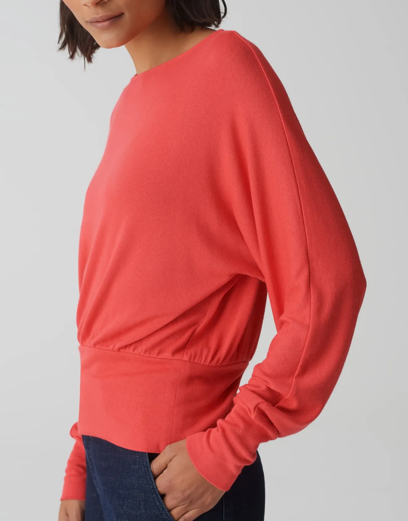 Clearance Boxy Shirt SONNU Loose aus ECOVERO™ Viskose Mix Shirts