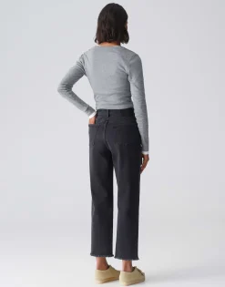 Discount Boyfriend Jeans LANI DARK Mid Rise mit Stretch Jeans