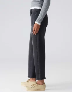 Discount Boyfriend Jeans LANI DARK Mid Rise mit Stretch Jeans