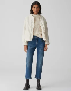 Discount Boyfriend Jeans LANI TWIST Mid Rise aus BCI Cotton Mix Jeans