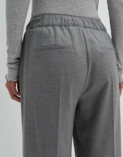 Hot Businesshose CANDRA Wide in weicher Flanell Optik Hosen