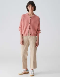New Cardigan DORTY Boxy Fit aus Woll-Alpaka-Mix Strick