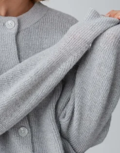 Online Cardigan DORTY Boxy Fit aus Woll-Alpaka-Mix Strick