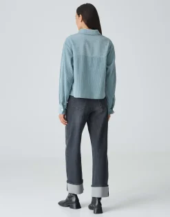 Flash Sale Cordbluse FALBA Loose im Boxy Fit Blusen