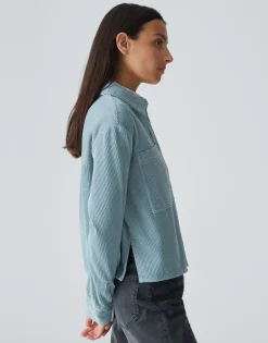 Flash Sale Cordbluse FALBA Loose im Boxy Fit Blusen