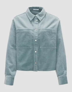 Flash Sale Cordbluse FALBA Loose im Boxy Fit Blusen