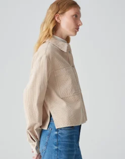 Online Cordbluse FALBA Loose im Boxy Fit Blusen