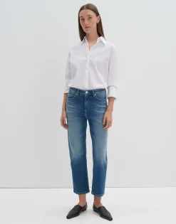 Store Cropped Relaxed Jeans CORAH ICONIC Mid Rise aus nachhaltigem Baumwoll Mix Jeans