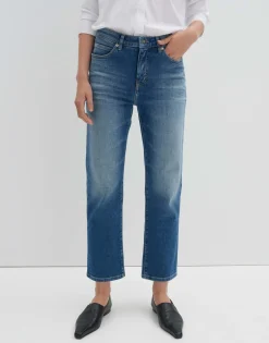 Store Cropped Relaxed Jeans CORAH ICONIC Mid Rise aus nachhaltigem Baumwoll Mix Jeans