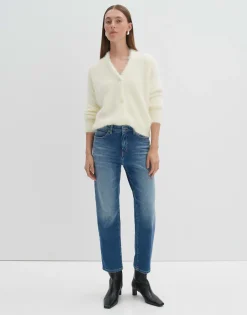 Store Cropped Relaxed Jeans CORAH ICONIC Mid Rise aus nachhaltigem Baumwoll Mix Jeans