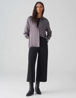 Hot Culotte MISHA FESTIVE Wide aus schimmernder Twill Ware Hosen