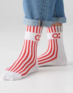 Outlet Doppelpack-Socken YALFA MULTIPACK aus Organic Cotton Mix Accessoires