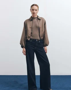 Fashion Extra Wide Leg Jeans CELLMA PALAZZO Mid Rise aus BCI Cotton Mix Jeans