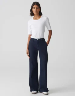New Extra Wide Leg Jeans MIVA PALAZZO DYNAMIC aus Baumwoll Mix Jeans
