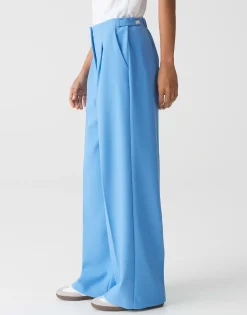 Online Extra Wide Leg Pants MAIGA PALAZZO aus Twill-Ware Hosen