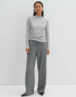 Flash Sale Feines Rippshirt KINARA Slim aus nachhaltigem Viskose Mix Basics|Shirts