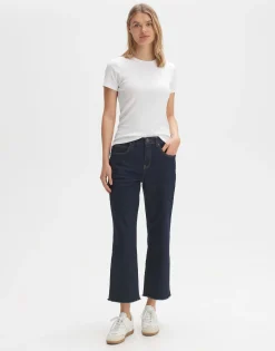 Cheap Feines Rippshirt SAMUNA Slim aus BCI Cotton Mix Basics|Shirts