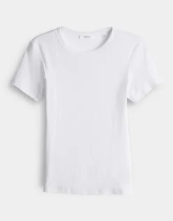 Cheap Feines Rippshirt SAMUNA Slim aus BCI Cotton Mix Basics|Shirts
