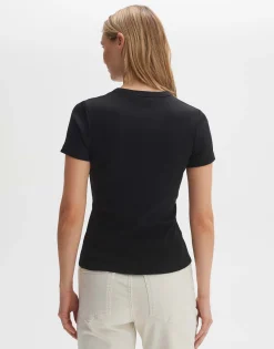 New Feines Rippshirt SAMUNA Slim aus BCI Cotton Mix Basics|Shirts