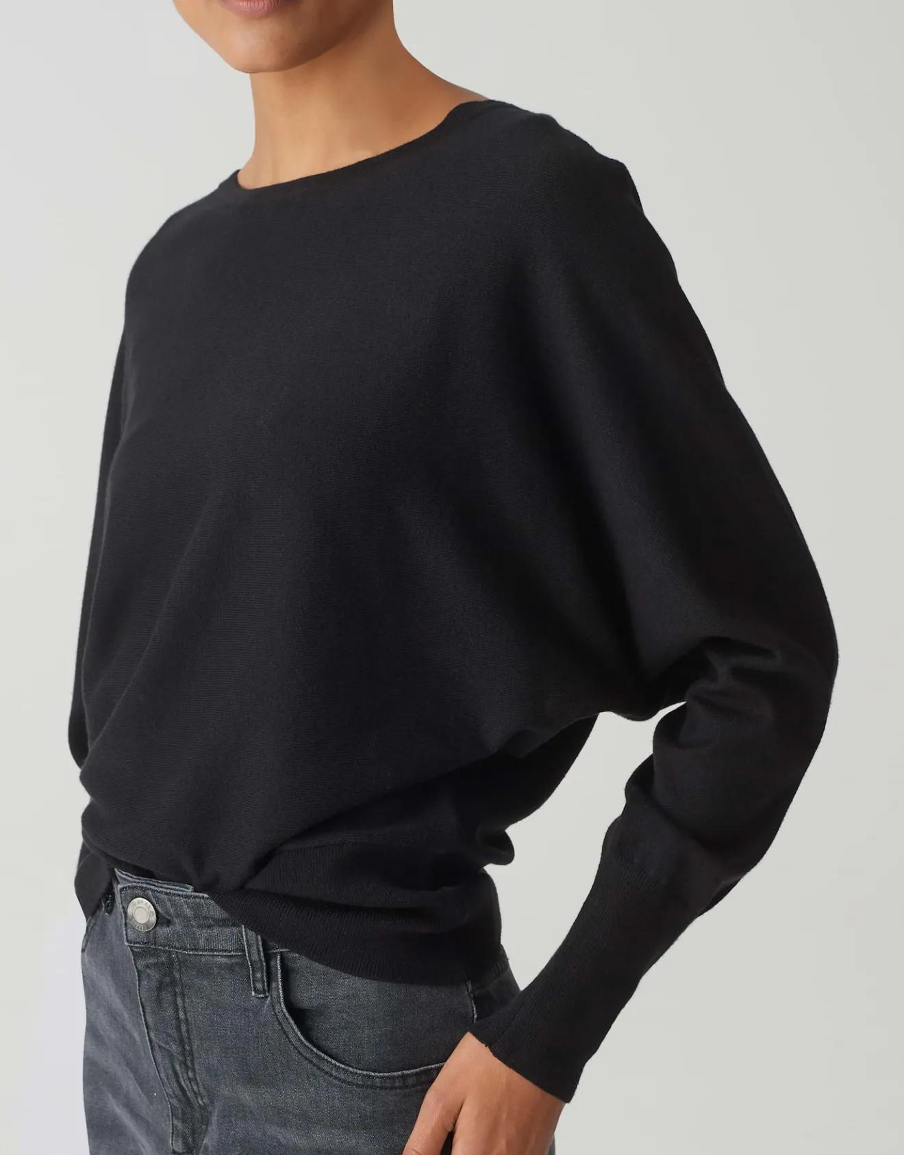 Online Feinstrickpullover PAUTLETA Batwing Fit aus Lyocell Mix Strick