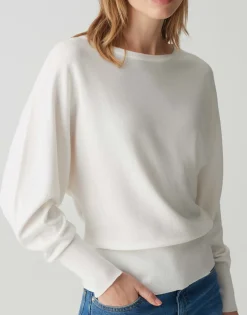 Cheap Feinstrickpullover PAUTLETA Batwing Fit aus Lyocell Mix Strick