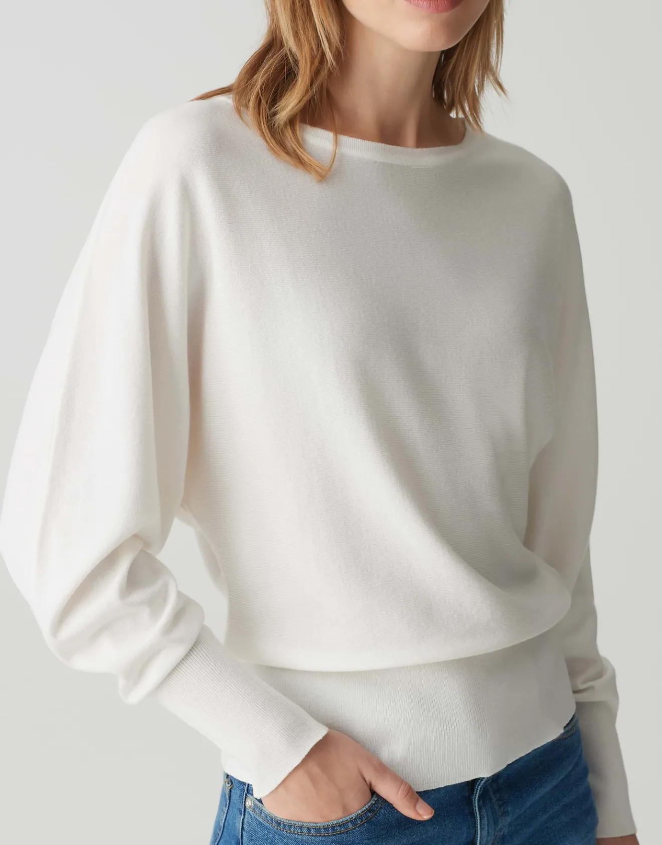 Cheap Feinstrickpullover PAUTLETA Batwing Fit aus Lyocell Mix Strick