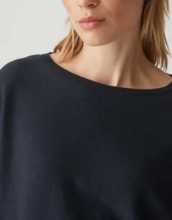 Shop Feinstrickpullover PAUTLETA Batwing Fit aus Lyocell Mix Strick
