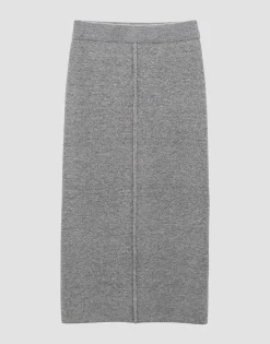 Fashion Figurbetonter Strickrock ONITTI in Midilänge Röcke