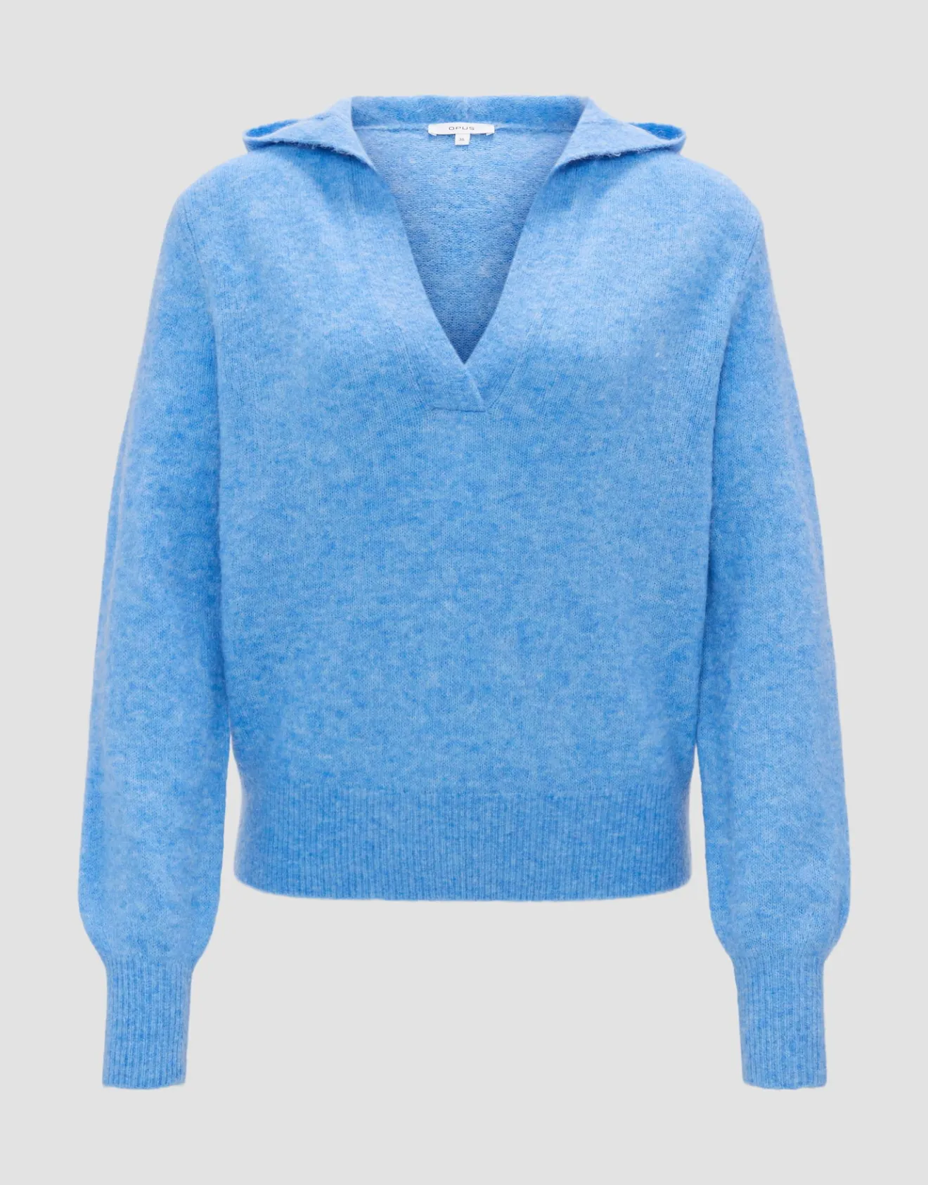 Flash Sale Flauschiger Hoodie PASUNNA Regular mit Mohair Strick