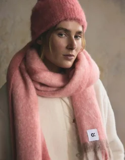 Fashion Flauschiger Oversize Schal ANUNO mit Fransen Accessoires