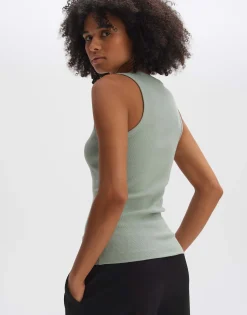 Sale Geripptes Tanktop ILESSO Slim aus BCI Cotton Mix Basics