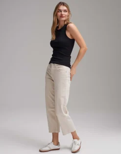 Online Geripptes Tanktop ILESSO Slim aus BCI Cotton Mix Basics|Shirts