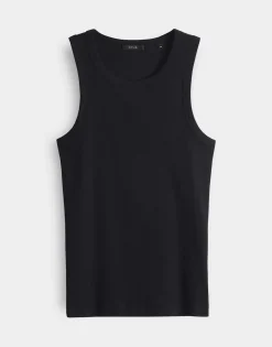 Online Geripptes Tanktop ILESSO Slim aus BCI Cotton Mix Basics|Shirts