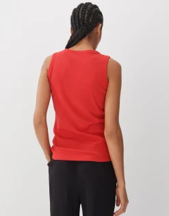 Cheap Geripptes Top KLEANNE Slim aus BCI Cotton Mix Basics