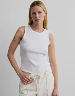 Cheap Geripptes Top KLEANNE Slim aus BCI Cotton Mix Basics|Shirts