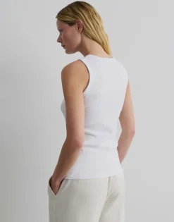 Cheap Geripptes Top KLEANNE Slim aus BCI Cotton Mix Basics|Shirts