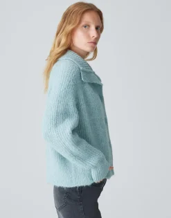 Best Grobstrickjacke DAZZI Oversize mit Wolle Strick