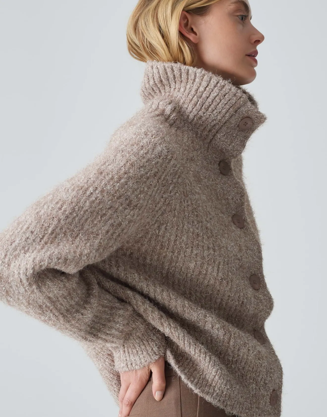 Store Grobstrickjacke DAZZI Oversize mit Wolle Strick
