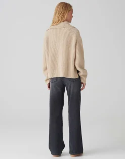 Outlet Grobstrickpullover POLONDA Regular mit Wolle Strick