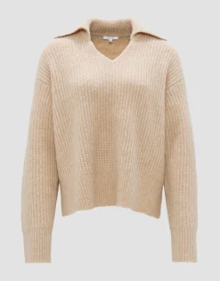 Outlet Grobstrickpullover POLONDA Regular mit Wolle Strick